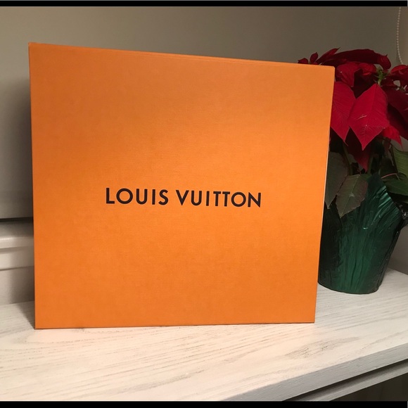 Louis Vuitton orange box for handbag